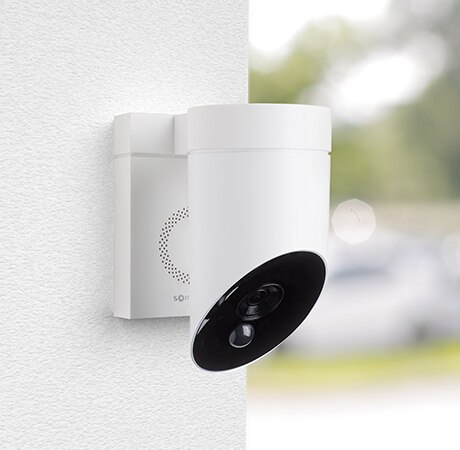 Lot Somfy Indoor + Outdoor Camera - Blanche - Spécialiste vente online